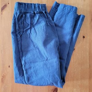 Linen Pants in Blue